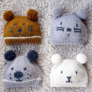 Farmyard Friends Hats Knitting Pattern (BC140)