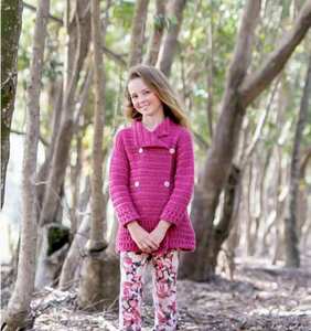 Cardigan/Coat Crochet Pattern (AE - 8012)