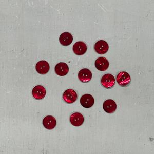 Agoya Shell Buttons - Red (20.5mm)