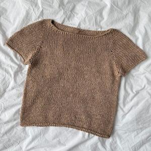Wave Tee Knitting Pattern - PetiteKnit
