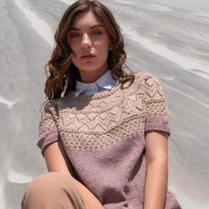 Malva Lace Yoke Knitting Pattern