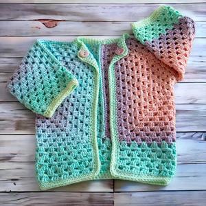 Projects Kits: Little Granny Hexagon Cardigan Crochet Kit