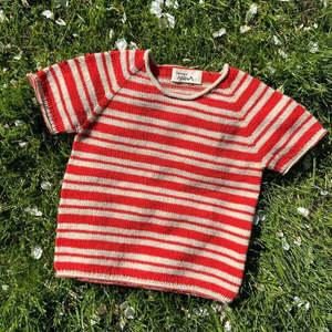 Petite Knits: Amelie Tee Junior Knitting Pattern - PetiteKnit