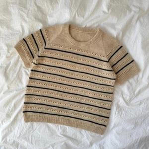 Ida Tee Knitting Pattern - PetiteKnit