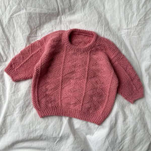 Esther Sweater Baby Knitting Pattern - PetiteKnit