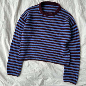 Olga Blouse Knitting Pattern - PetiteKnit