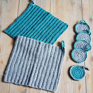 Projects Kits: Washcloths & Scrubbies Crochet Kit