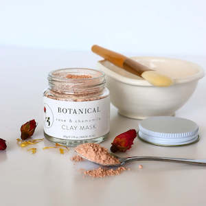 Botanical Skincare - Rose and Chamomile Clay Mask