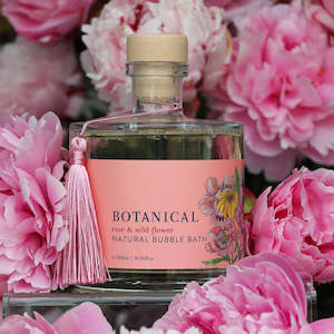 All Gifts: Botanical Skincare Rose and Wildflower Bubble Bath