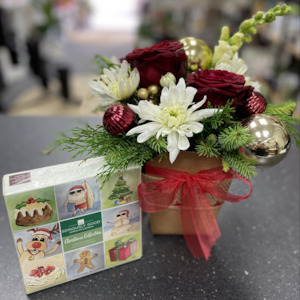 Christmas Flowers and Chocolates