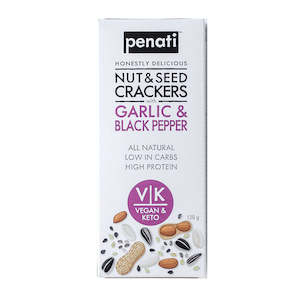 Savoury: Penati Seed Crackers - Garlic and Black Pepper