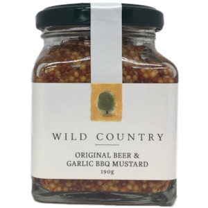 Mustards: Original Beer & NZ Garlic BBQ Mustard - 190g