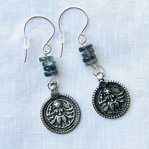 Goddess Kali Earrings - Labradorite Wildcrafted Apothecary + Emporium