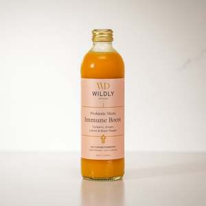 Probiotic Boost Shots, Turmeric Ginger & Lemon