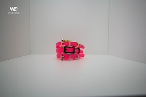 1 2 Collars: Fluro Pink 1/2" Collar