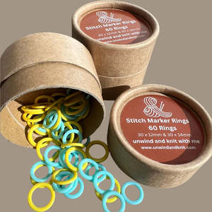 Tools And Accessories: Stitch Marker Rings - plastic rings  - 60