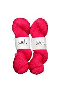 Dyed 100g Skeins: SOCK 4ply - bright pink