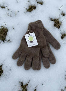 All: Possum Merino Gloves - Natural Pebble