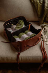 Genuine Leather Goods Made By Muud: Cleo Midi Project Bag