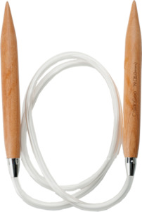Chiaogoo Circular Needles And Accessories: Chiaogoo Wood Fixed Circular Needles 100cm/25mm