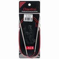 Chiaogoo - Red Lace Fixed Circular Needle - 80cm
