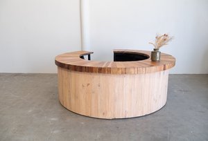 Products: Rustic Oval/Round/Curve Bar - Wildernest