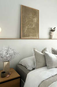 Fringed European Flax Linen Cushion Cover - Natural