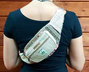 Hemp money/travel bag