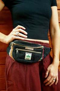 Hemp money/travel bag