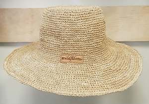 100% hemp hand crochet hat