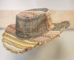 Hemp Hats: 50% hemp 50%cotton beach bum/ farmer hat.