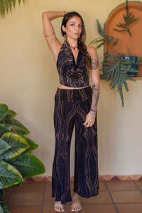 Feminine Pants Season 25 26: Veil Falls Pants Brown Wood