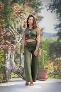 Feminine Pants Season 25 26: Panthera Pants Green