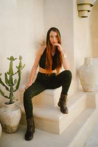 Serpentess Leggings All Other Colors: Serpentess Leggings Green SacGrid