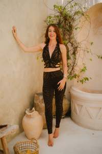 Serpentess Leggings All Other Colors: Serpentess Leggings Brown Leaf