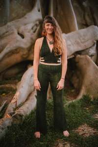 Wild Flare All Other Colors: Wild-Flare Green Geo-Leaf