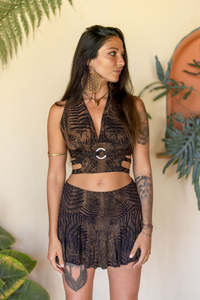 Zumba Skort Brown Fern