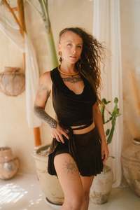 Cobra Hood & Zumba Skort Rustic Brown