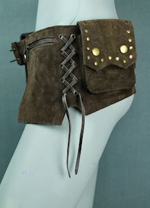 Goa Belt Bag - Chocolate Suede