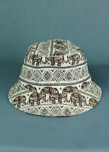 Elephant Bucket Hat - Brown