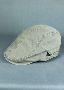 Hats: Cheese Cutter - Green Buckle