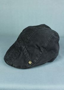 Hats: Cheese Cutter - Black Stud