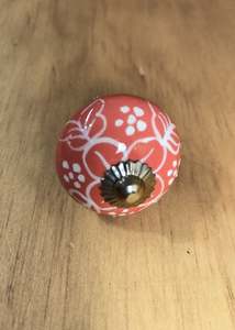 New: Ceramic Drawer Knobs - Pretty in Pink