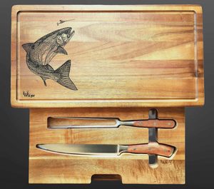 Carving Board Trout – Wild Gear NZ