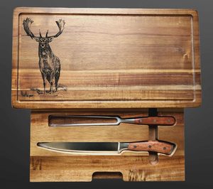 Products: Carving Board Fallow Buck – Wild Gear NZ