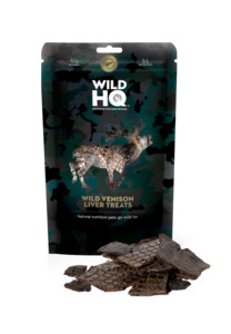 Dog Food: Dog Treat - Air-Dried Wild Venison Liver - 80g