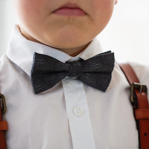 Charcoal Sands Bow Tie