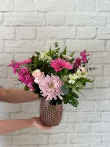 Pink Vased Arrangement
