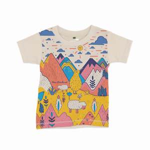 Childrens New Zealand T Shirt - Sheep Kiwi