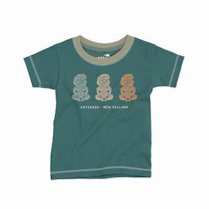 All Product: Childrens New Zealand T Shirt - 3 Tikis